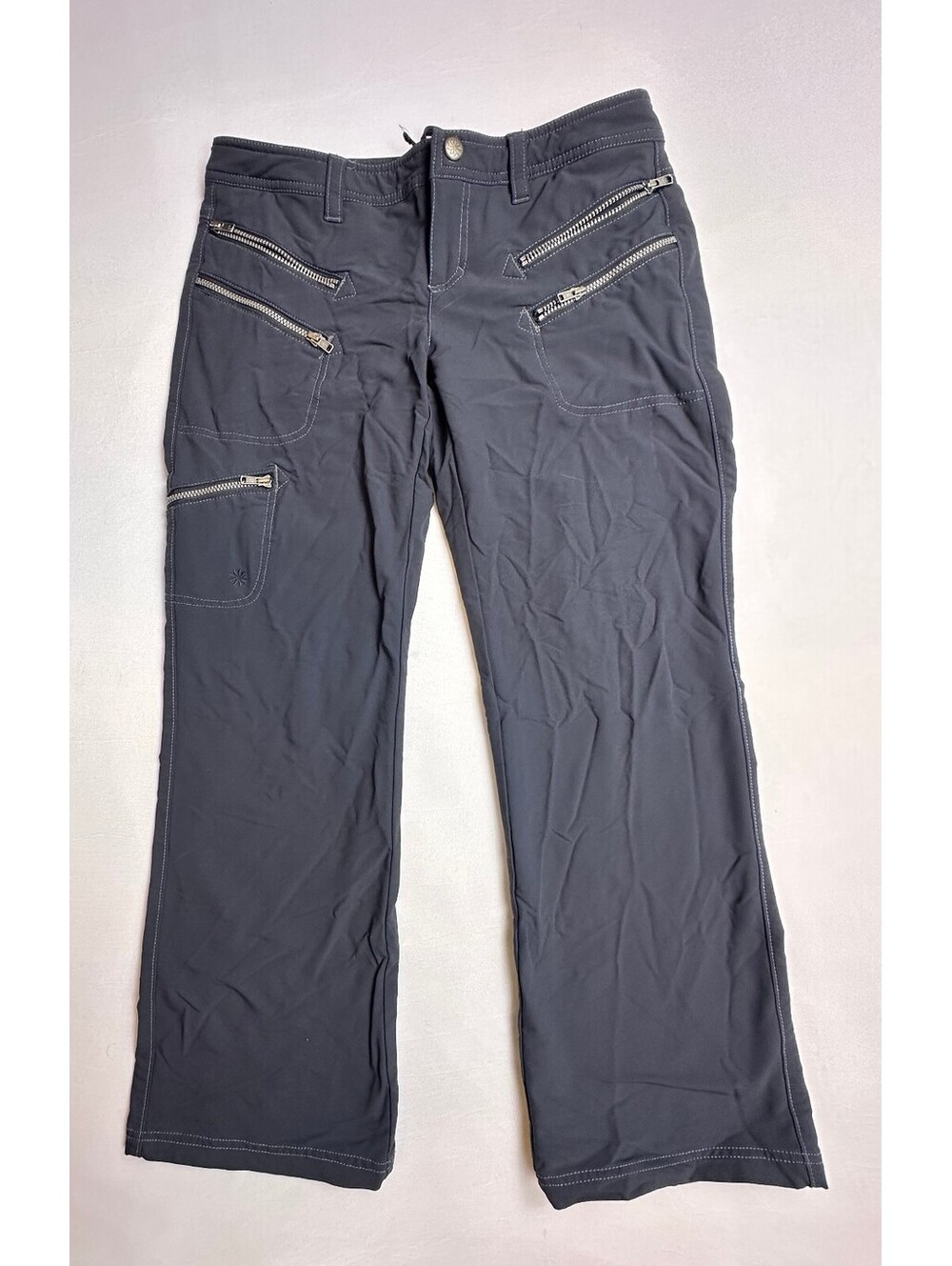 Athleta Women's Black Zip Pocket Hiking Pants Size 8